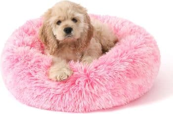 
NOYAL Donut Dog Bed for Small Medium Pets