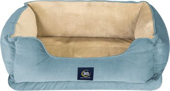 Serta Ortho Cuddler Pet Bed, Blue