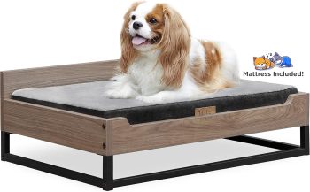 
TailZzz Milo Wooden Elevated Dog Bed