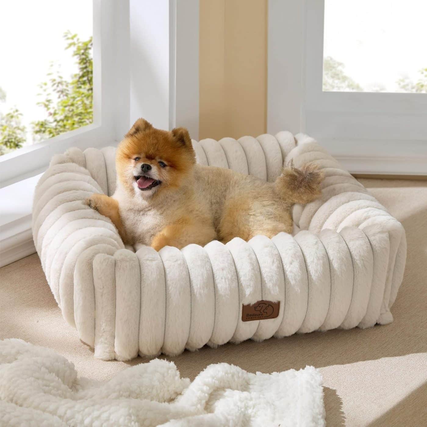 Bedsure ComfyFleece® Cute Dog Bed
