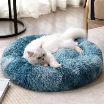 Round Dog Cat Bed Donut Cuddler