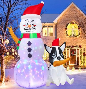 AerWo 6ft Christmas Inflatables Outdoor Decorations