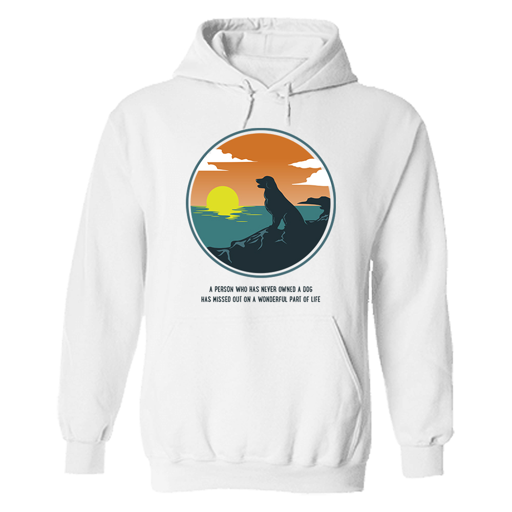 Dogs - A Wonderful Part Of Life Hoodie White