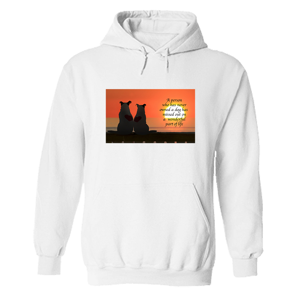 Dogs - A Wonderful Part Of Life II Hoodie White