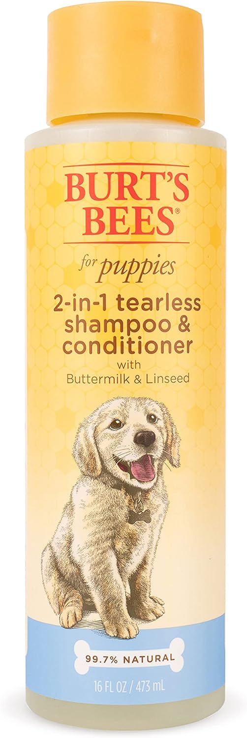 Burt's Bees for Puppies Natural Tearless 2 in 1 Shampoo and Conditioner