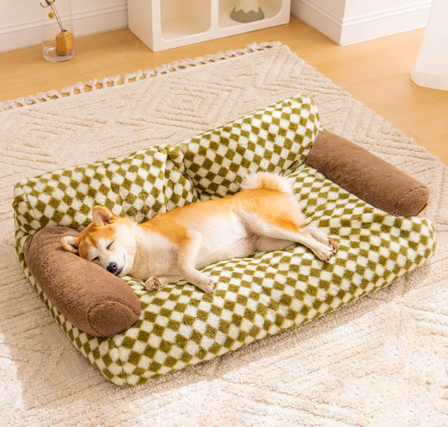 FunnyFuzzy Vintage Leisure Dog Sofa Bed