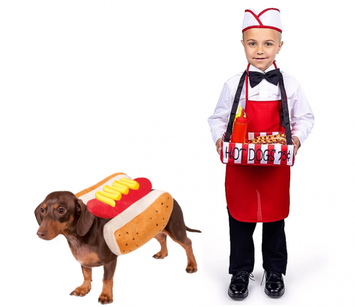 Hot Dog and Vendor Costumes