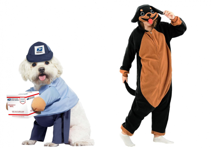 Mailman and Dog Costume