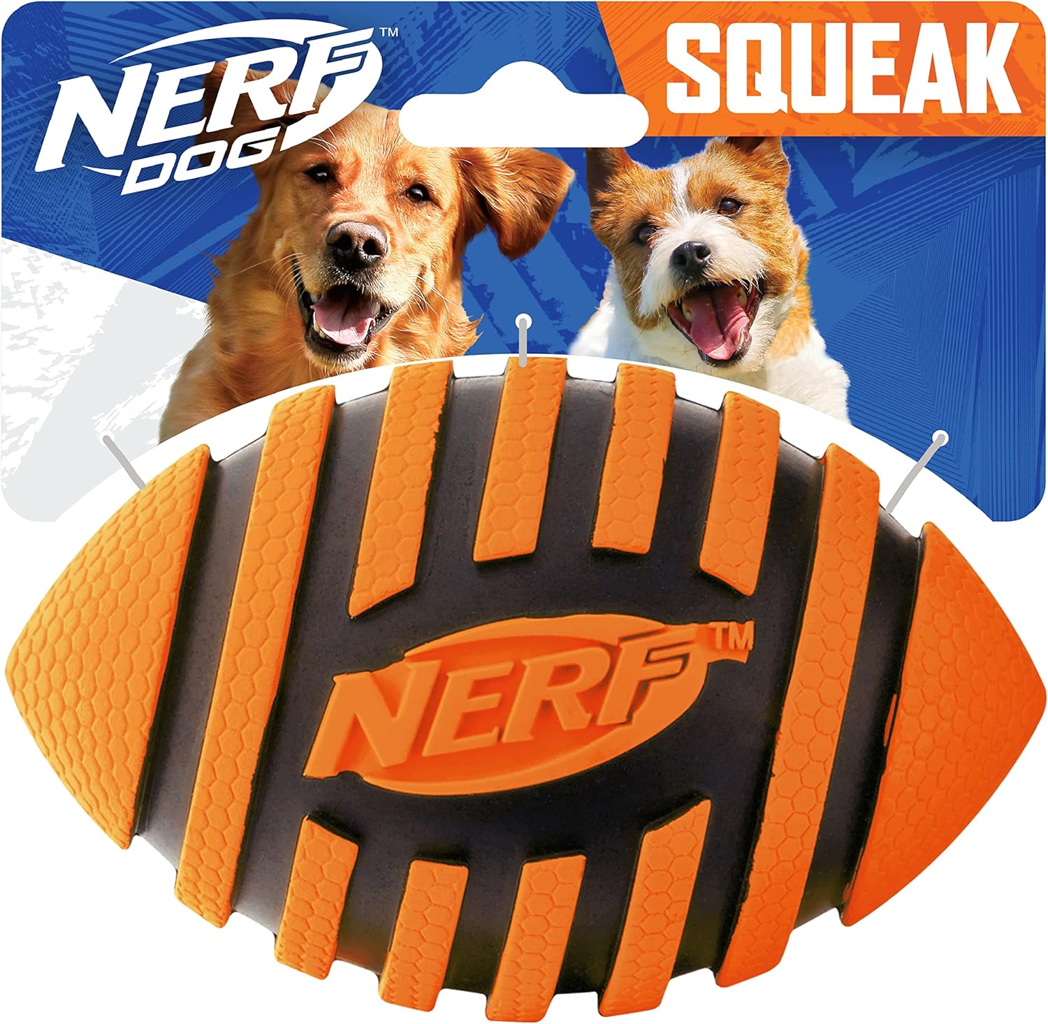 Nerf Rubber Football Dog Toy