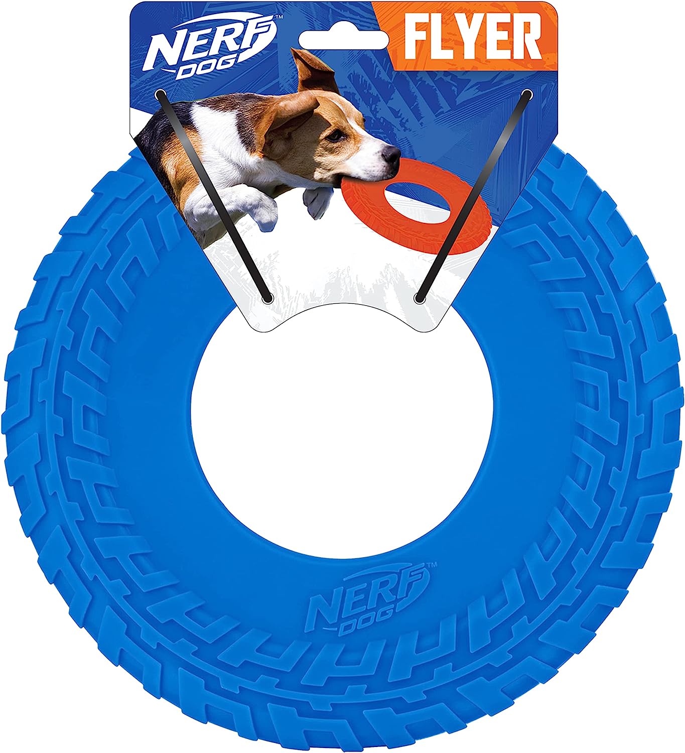 Nerf Rubber Tire Flyer Dog Toy