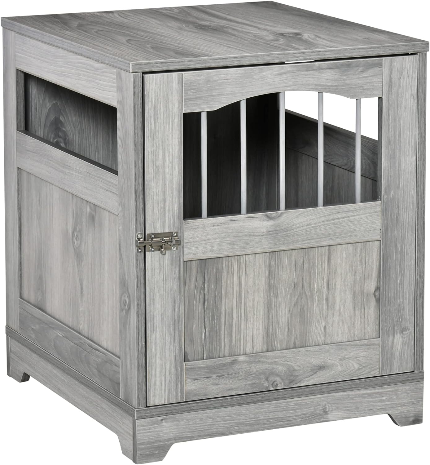 PawHut Wooden End Table Pet Kennel
