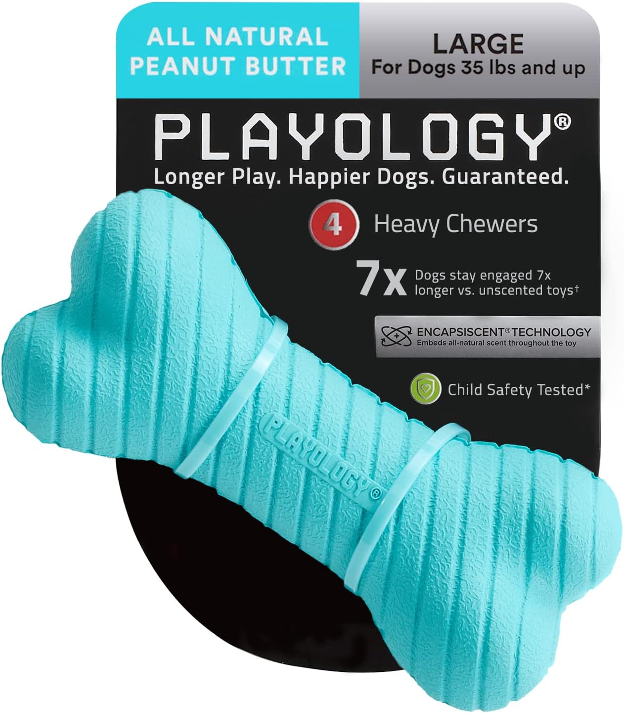 Playology Scented Dual Layer Bone Toy
