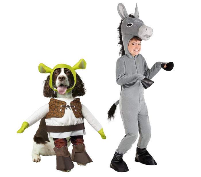 Shrek and Donkey Costumes