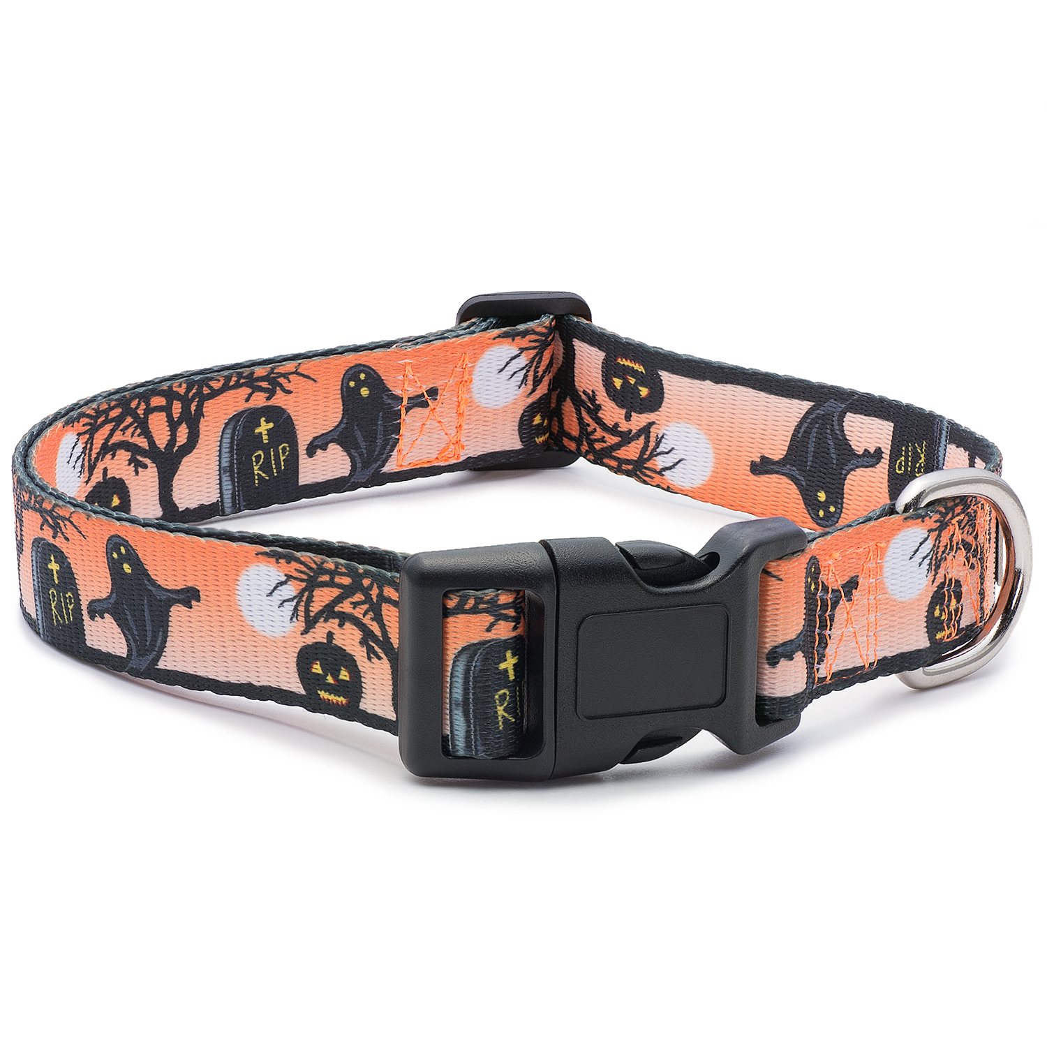 Halloween Tombstone Dog Collar (LG only)
