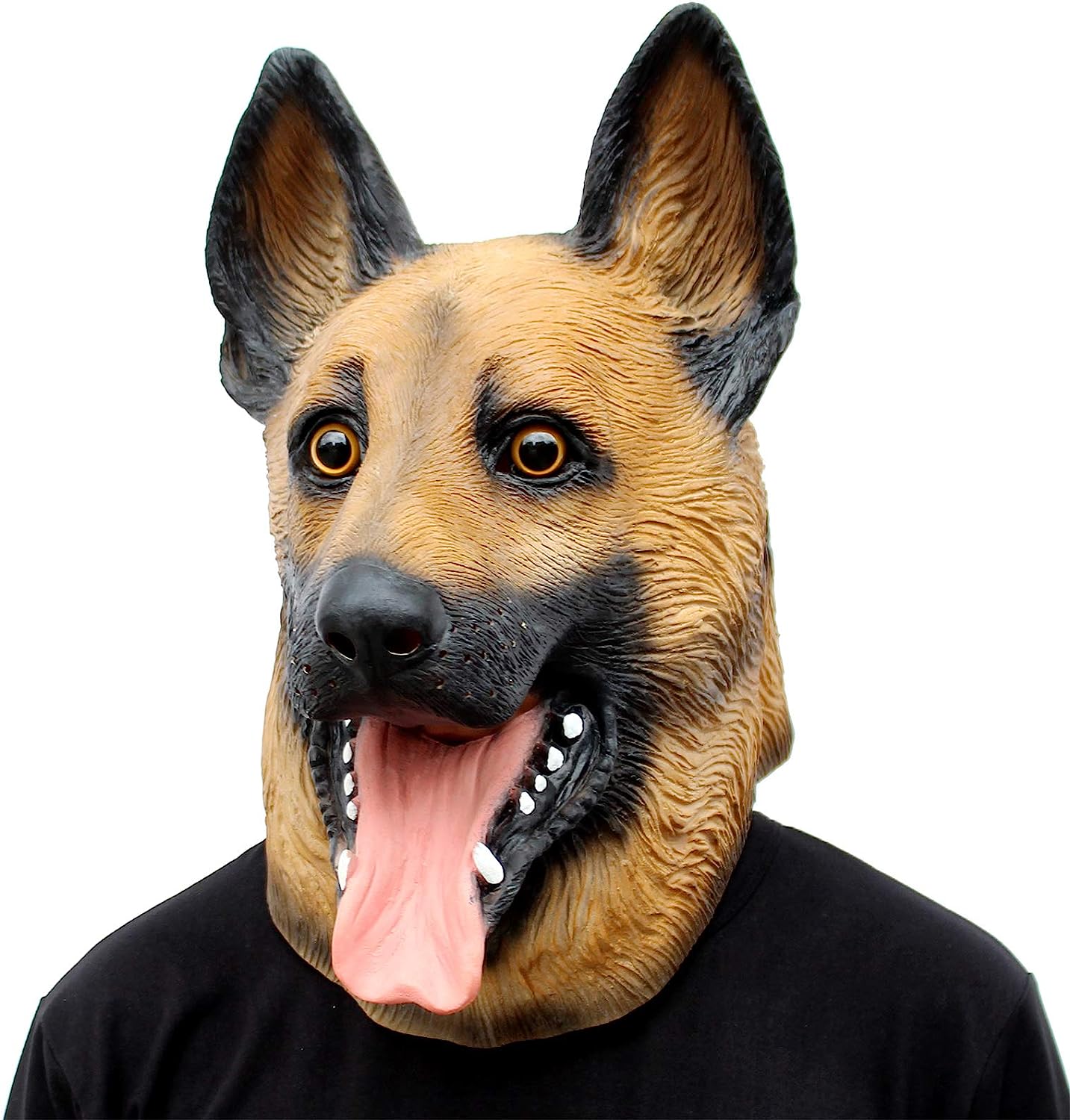 CreepyParty Dog Head Mask Halloween Party Dog Costume Masks