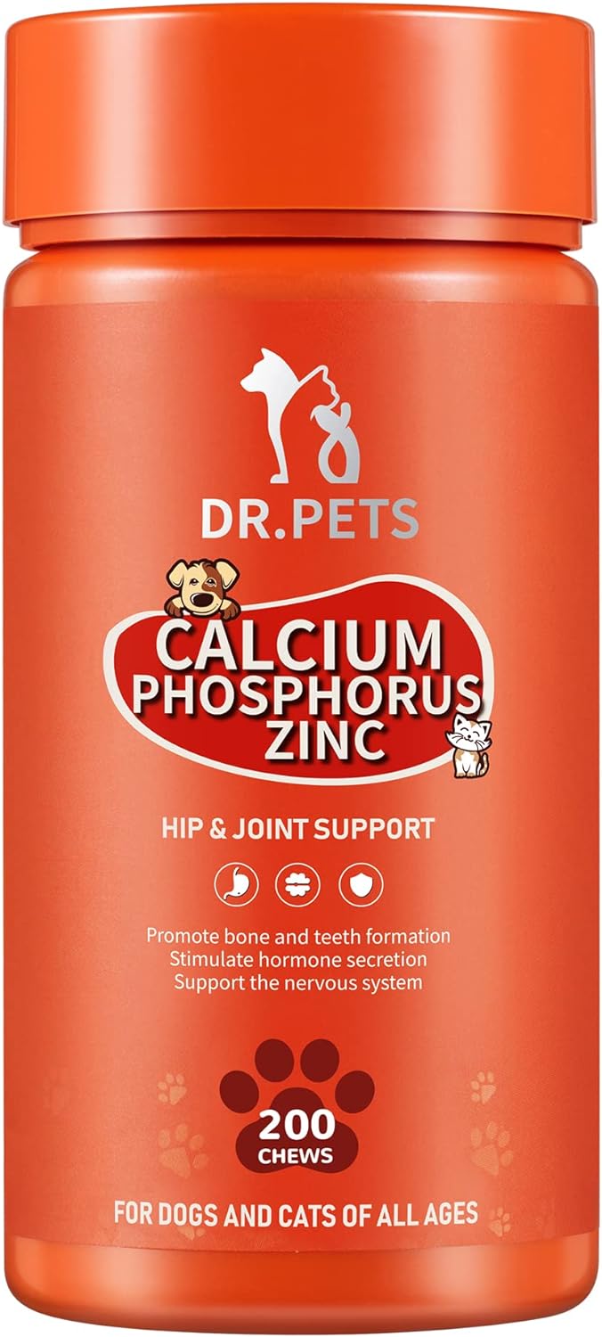 Pets Purest Calcium Phosphorus Zinc for Dogs & Cats Supplement