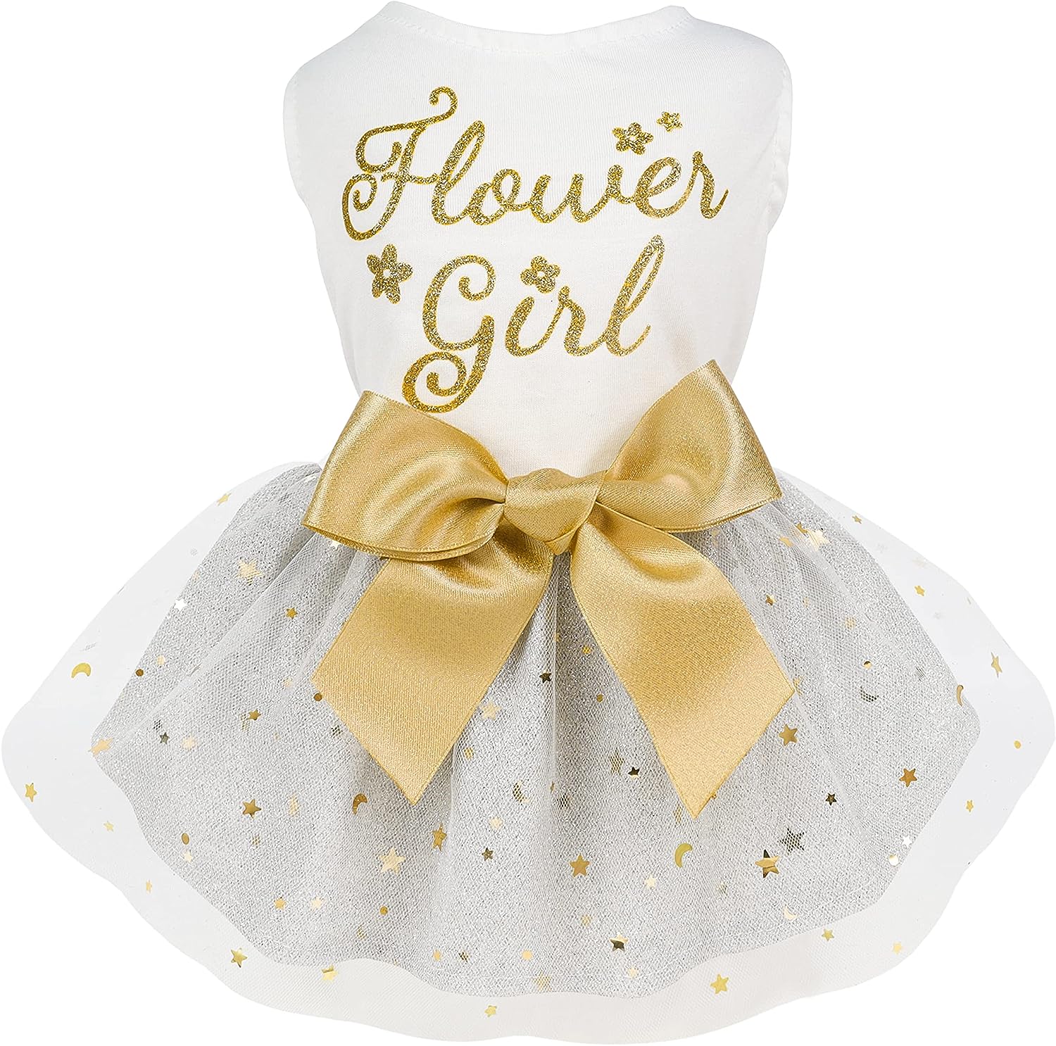 Fitwarm Flower Girl Fancy Dog Tulle Dress