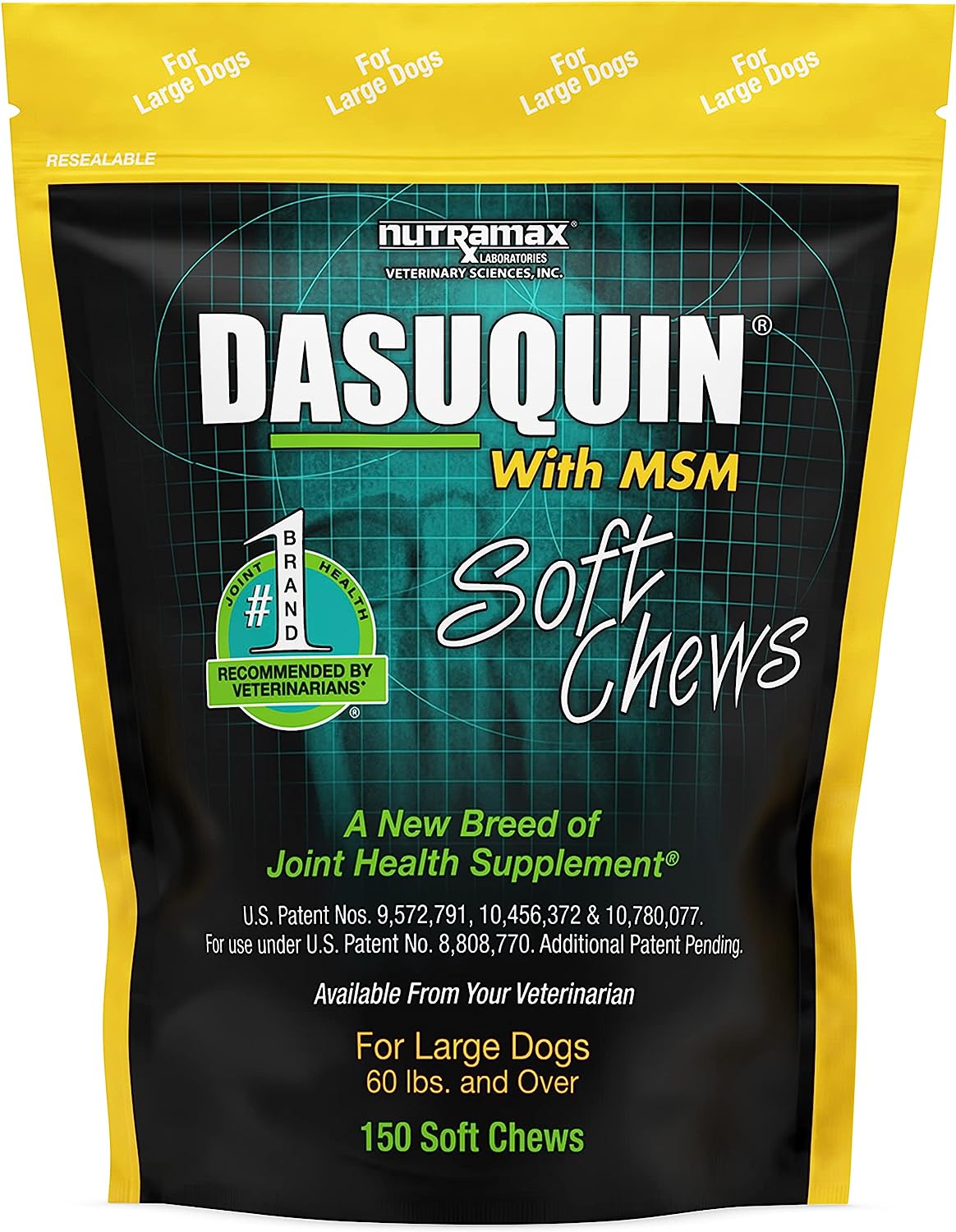 Nutramax Dasuquin with MSM Joint Health Supplement for Large Dogs