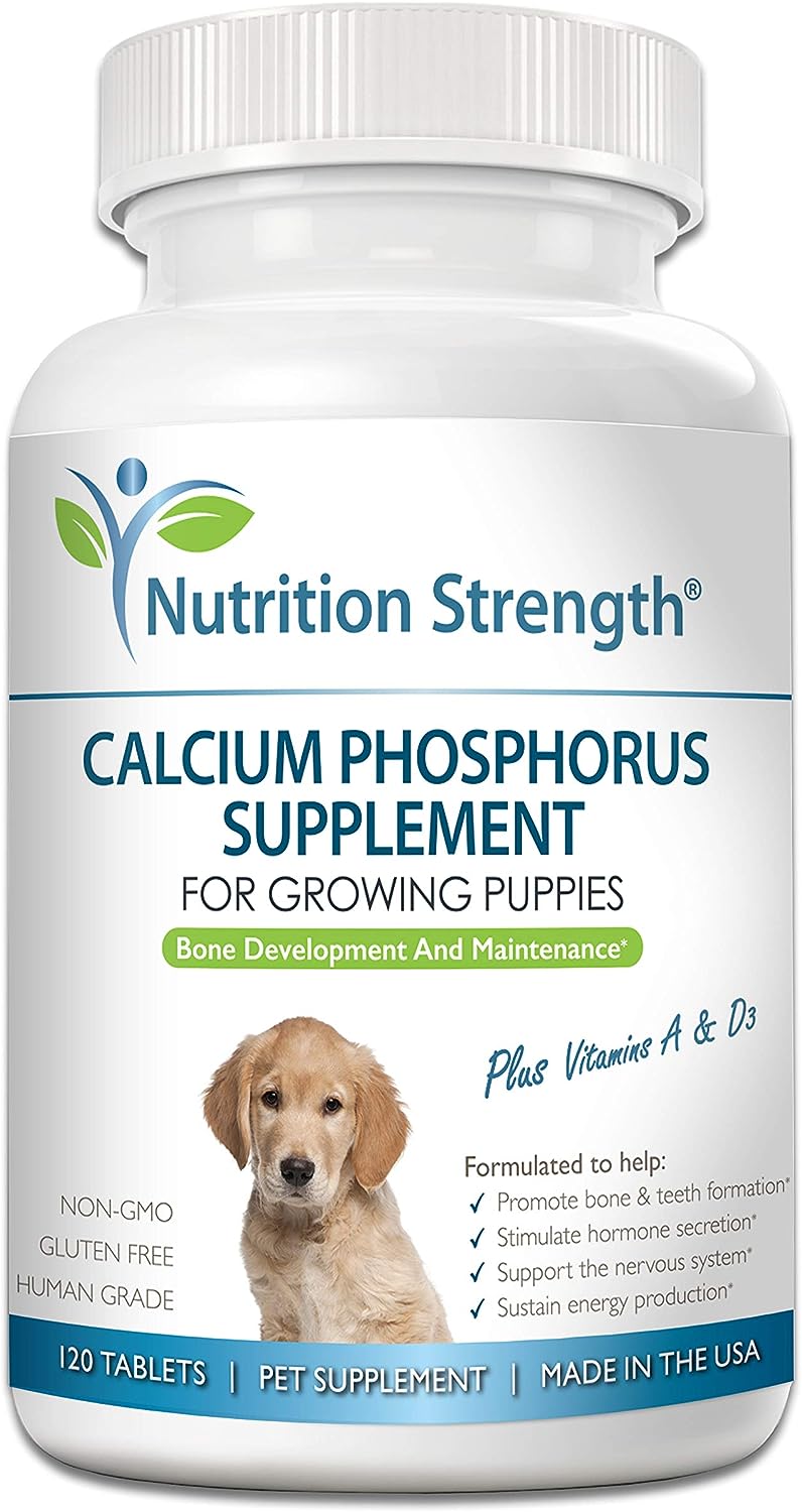Nutrition Strength Calcium Phosphorus for Dogs Supplement