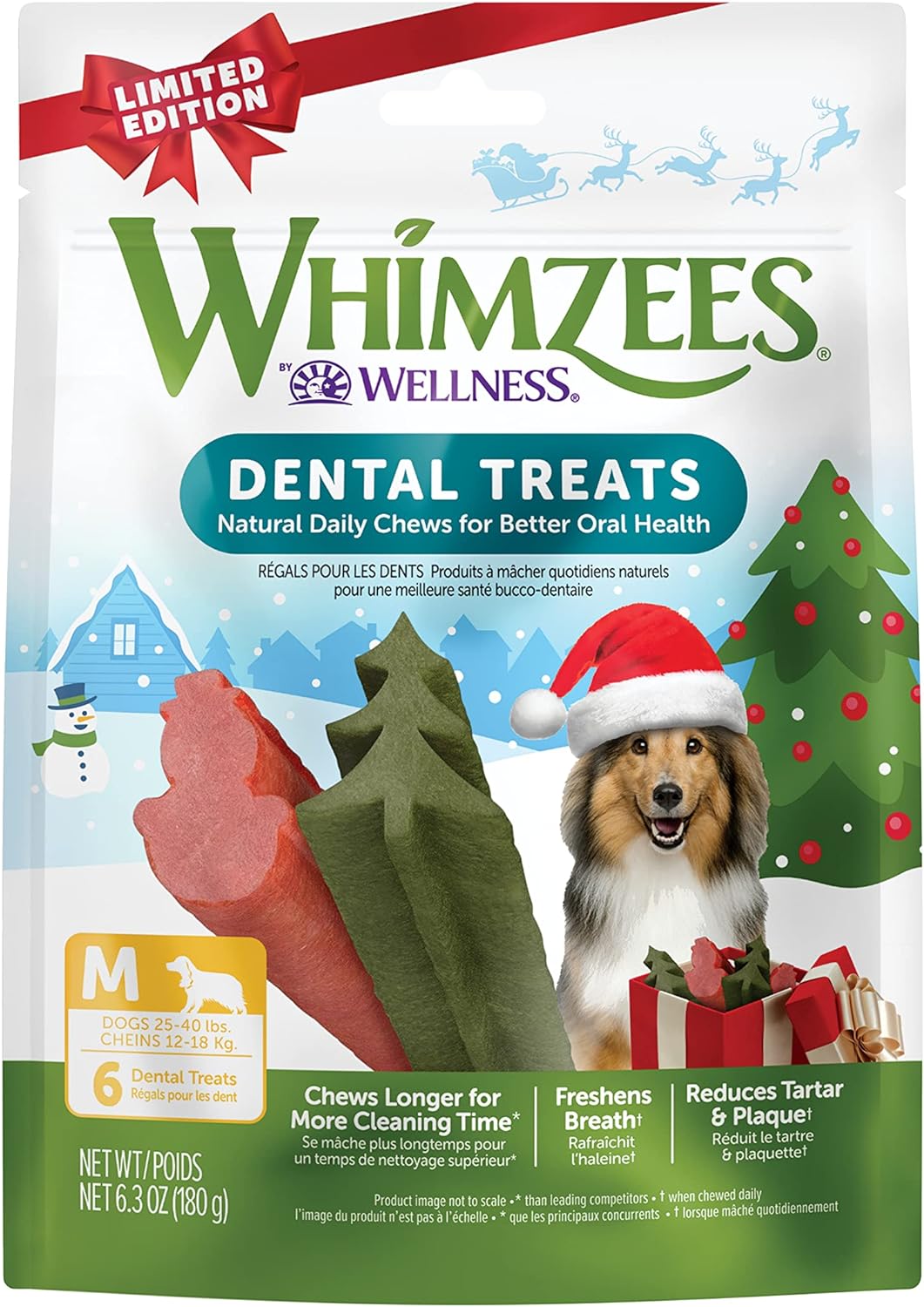 Whimzees by Wellness Holiday Dental Chews