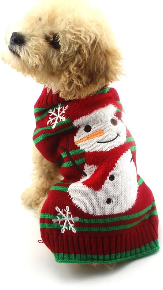 NACOCO Dog Snowman Sweater