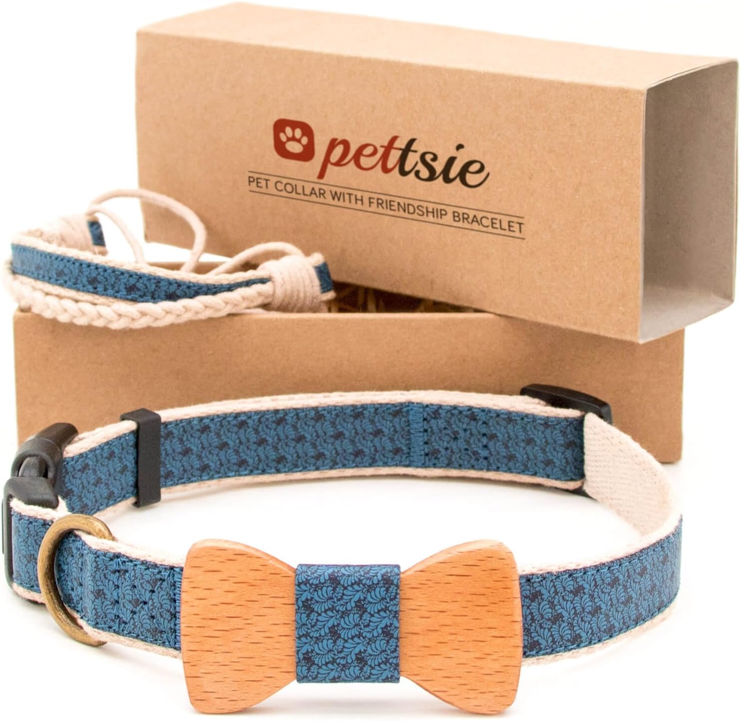 Pettsie Matching Dog Collar and Owner Friendship Bracelet