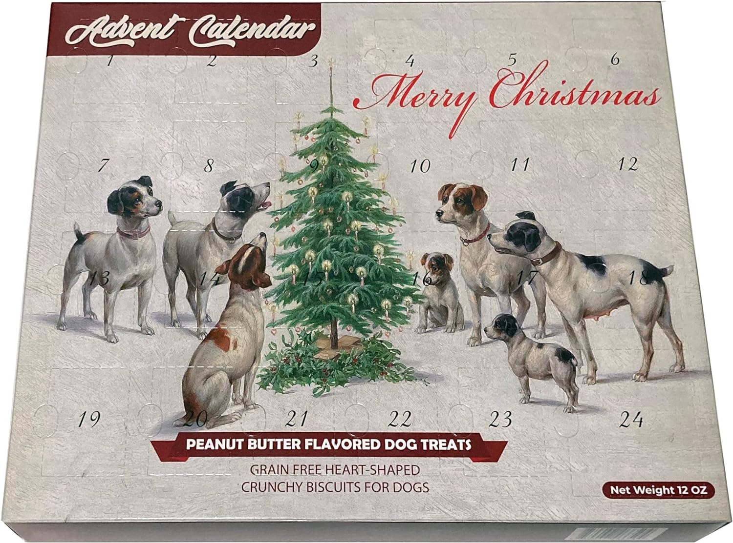 BLUE WOLF CALENDAR COMPANY 2023 Christmas Dog Advent Calendar