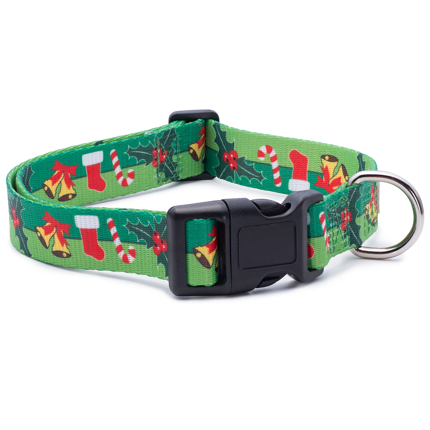 iHeartDogs Merry Christmas Dog Collar