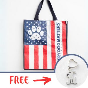 FREE Rescue Pup Keychain with Purchase of Every Dog Matters USA Grocery Bag ($23.98 for $5.54)