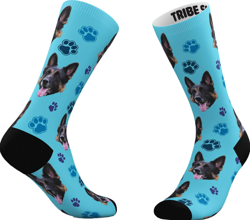 Tribe Socks Personalized Dog Face Socks