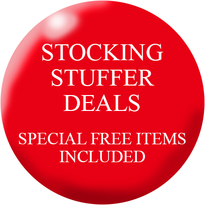 Stocking Stuffer Deals-Special Free Items Included! Products