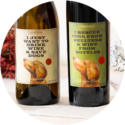 iHeartDogs Wine for the Dog Lovers  Products
