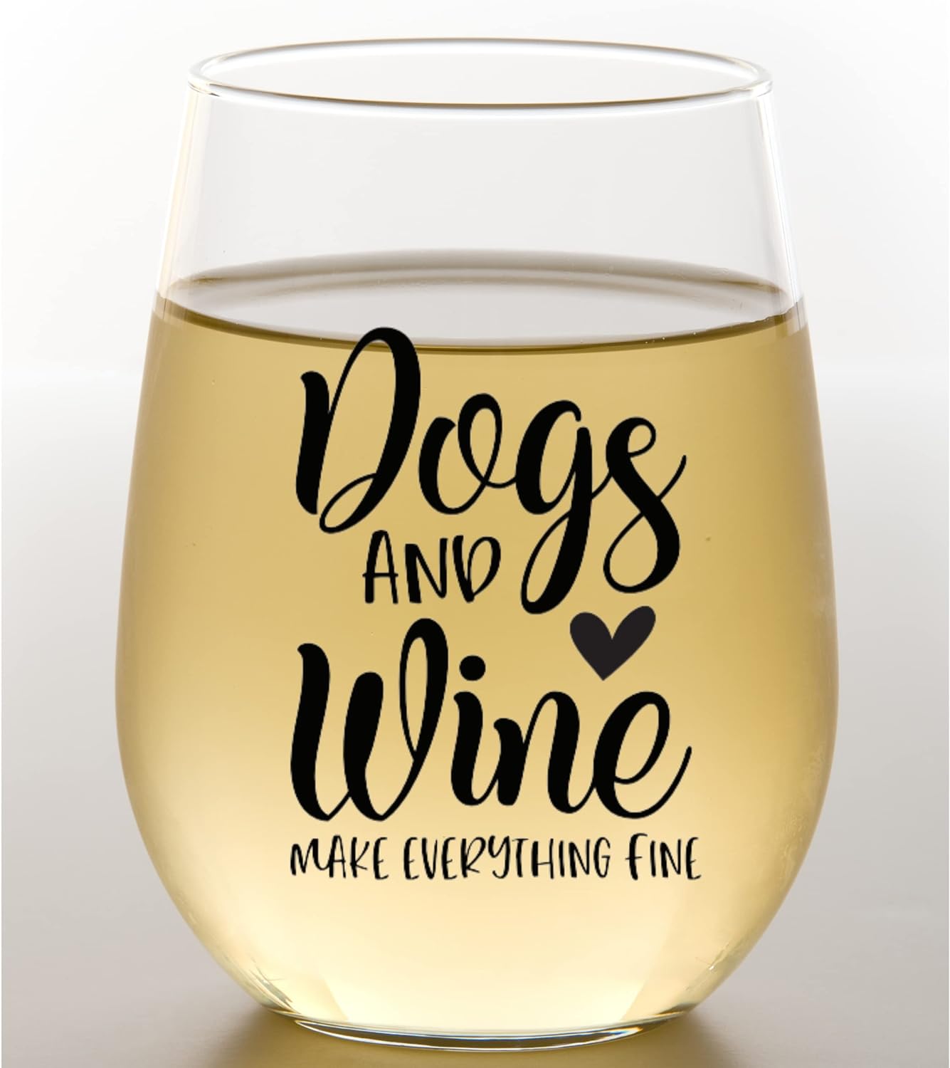 COOL AF Dog Mom Gifts For Women Wine Glass