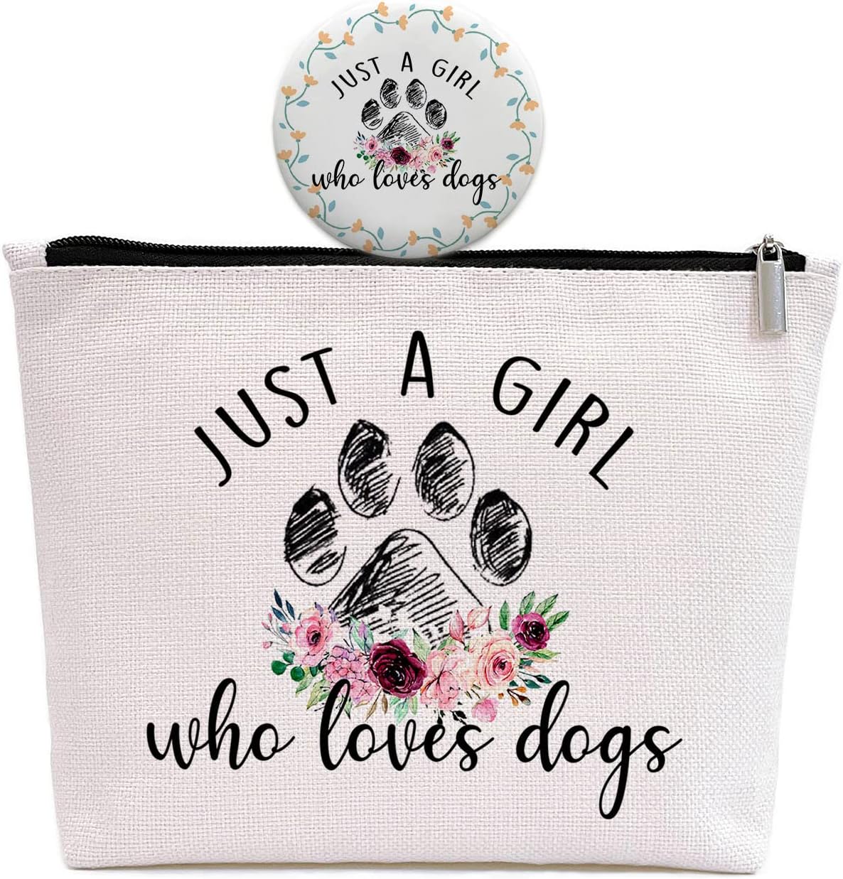 GevGuxLuo Dogs Gifts for Dog Lovers Makeup Bag