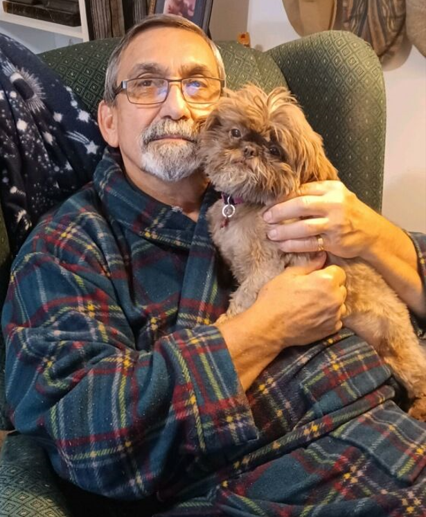 Man adopts puppy mill dog