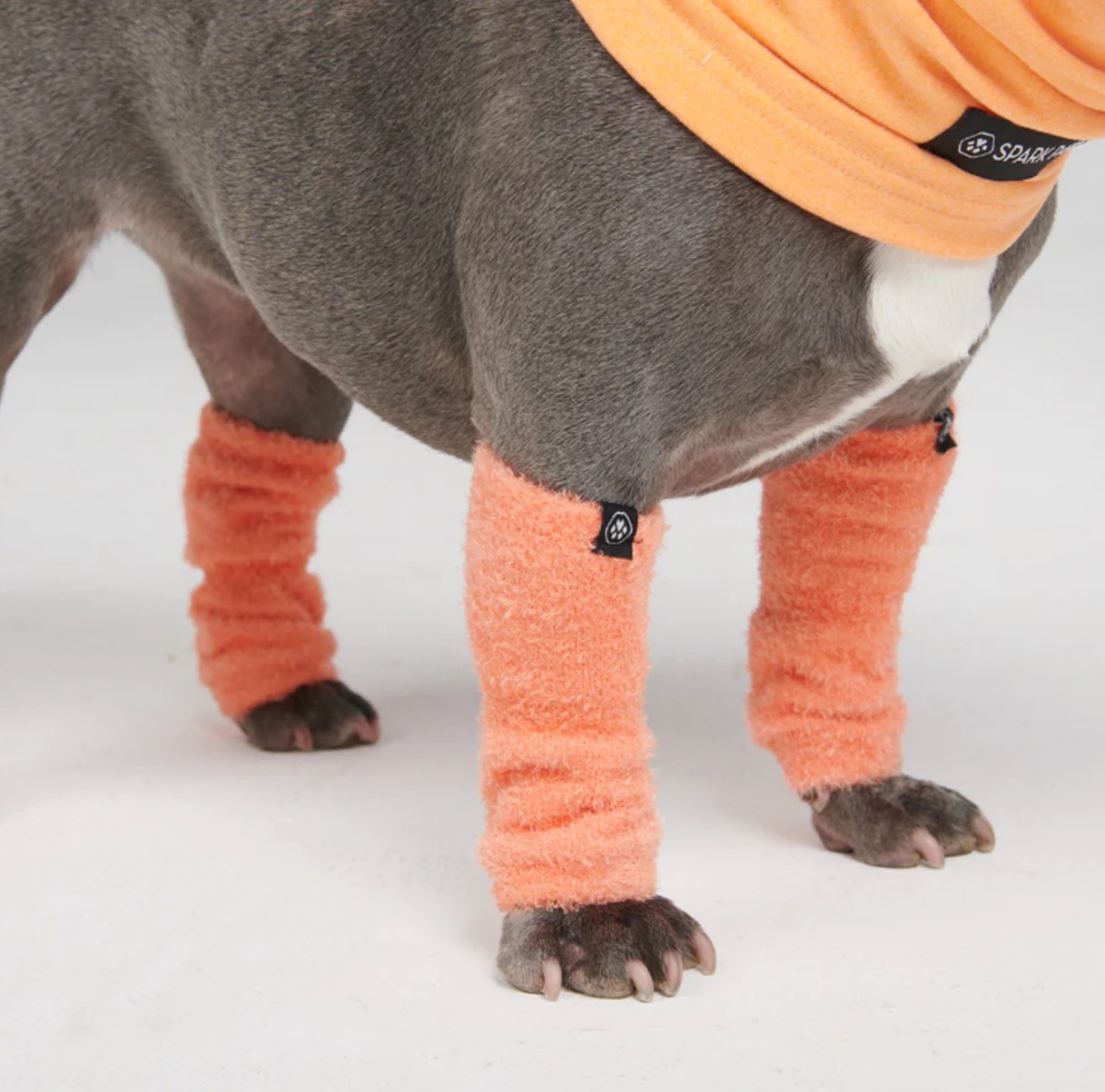 Spark Paws Stretchy Fleece Dog Leg Warmer Sleeves