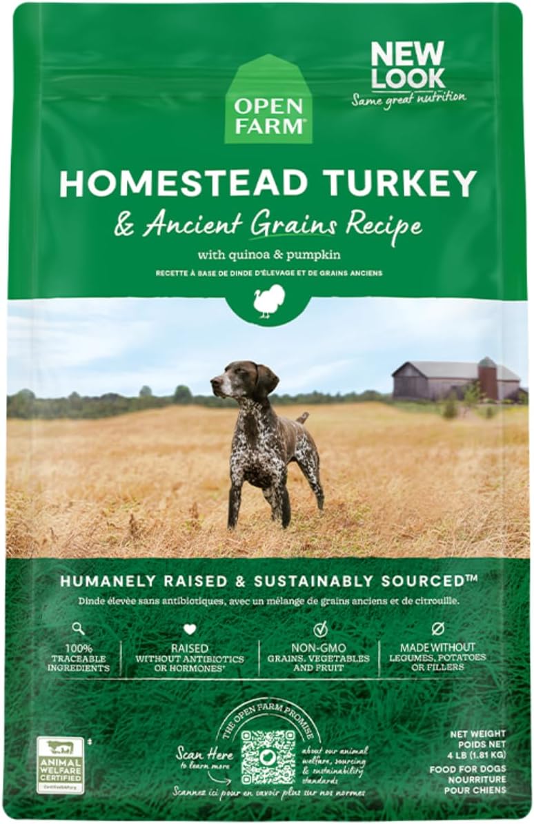 Open Farm Ancient Grains Dry Dog Food (Homestead Turkey Ancient Grains)