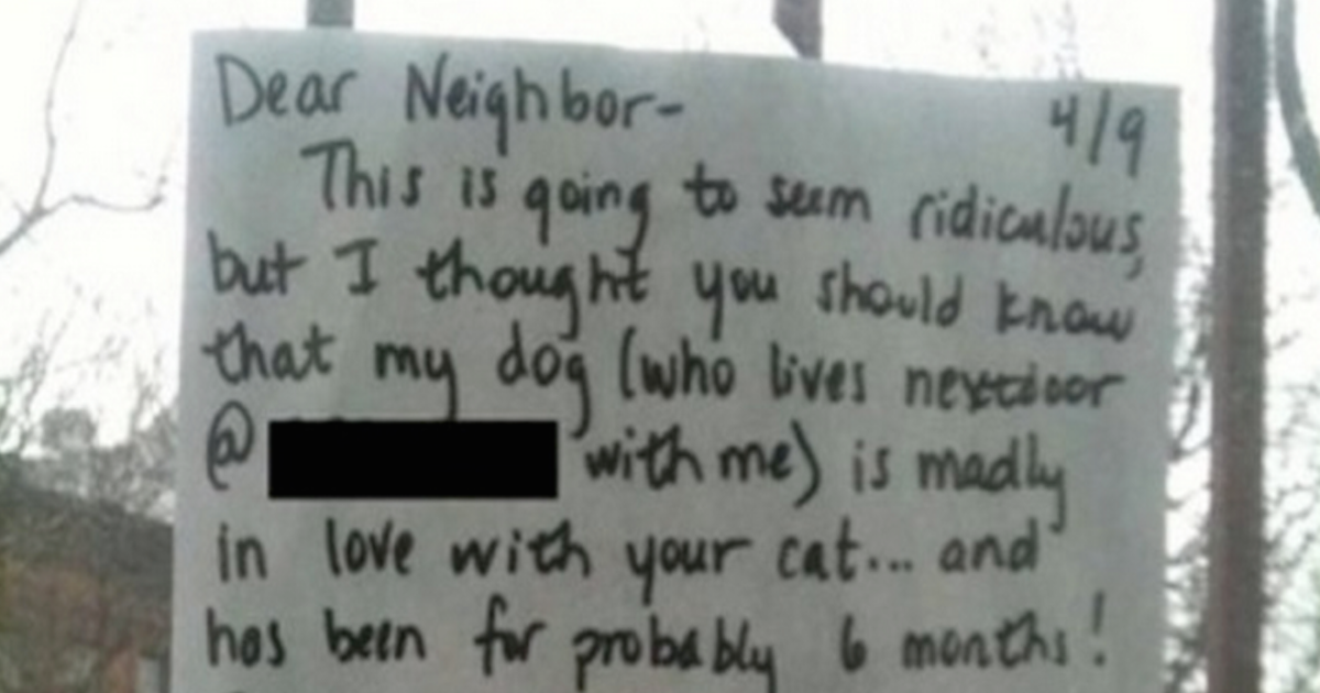 Heartbroken Canine Prompts Proprietor To Write A Notice To The Neighbors