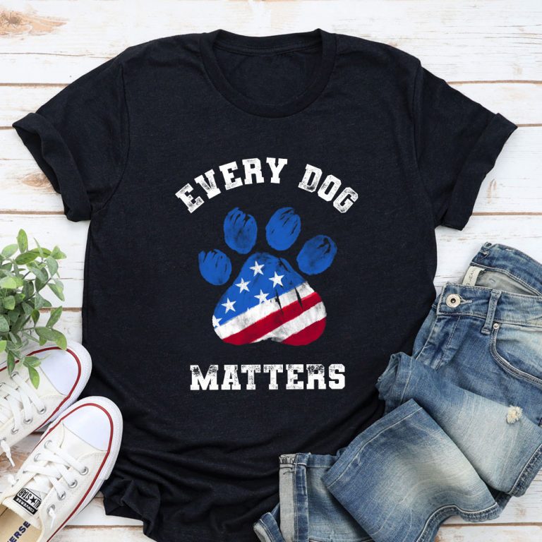Every Dog Matters Standard Tee Black