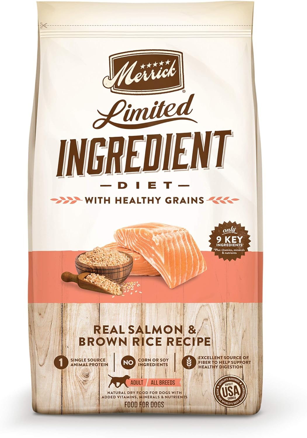 Merrick Limited Ingredient Diet with Healthy Grains (régime à base d'ingrédients limités et de céréales saines)