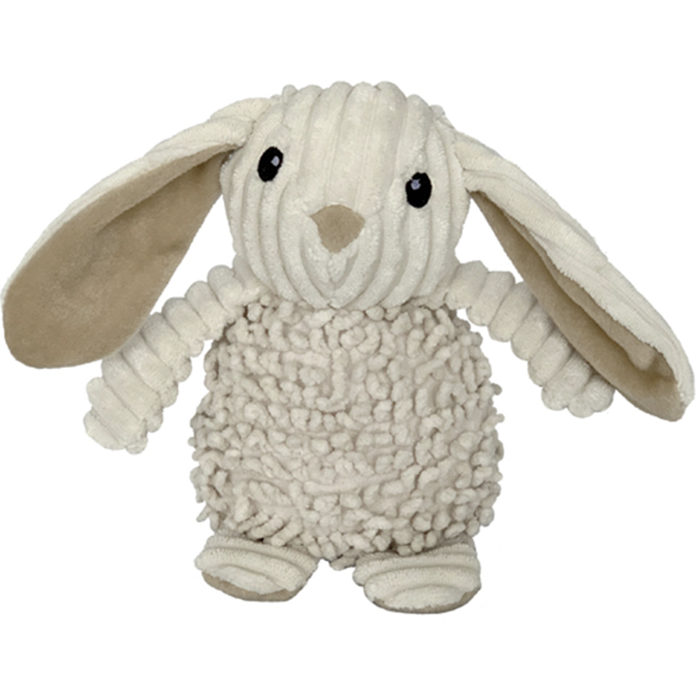 Nibbles The Easter Bunny Plush Dog Toy with Squeaker