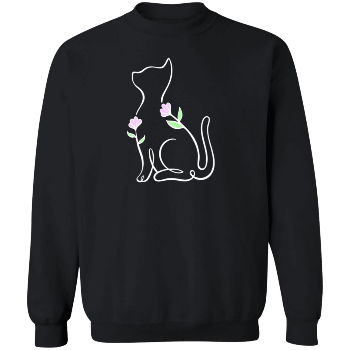 Loving Cat Sweatshirt Black