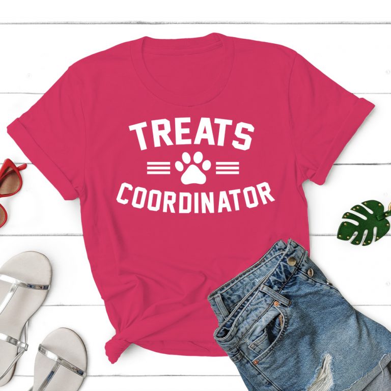 Treats Coordinator Standard Tee Hot Pink