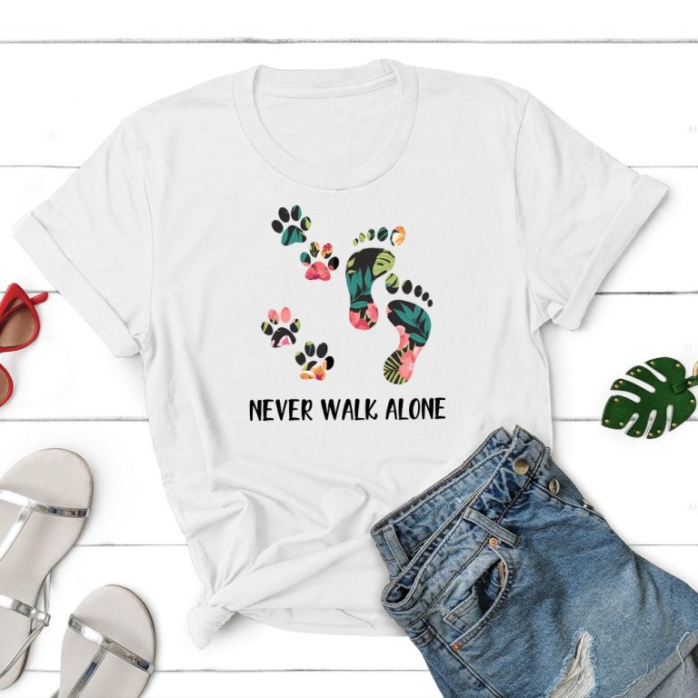 Never Walk Alone Standard Tee White