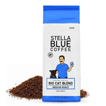 Ground Coffee, Big Cat Blend, Medium Roast