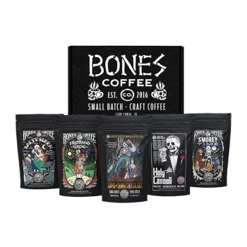 Bones Coffee Company NEW Favorite Flavors Sample Pack