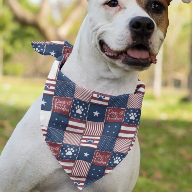 Dog's & Freedom Dog Bandana (S, M, L)