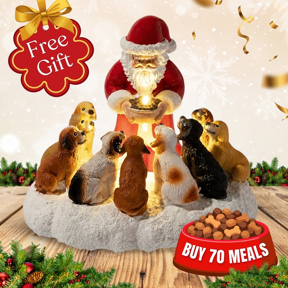 Fund 70 Meals for $35 & Get a FREE Santa’s Light Of Hope Collectable Figurine