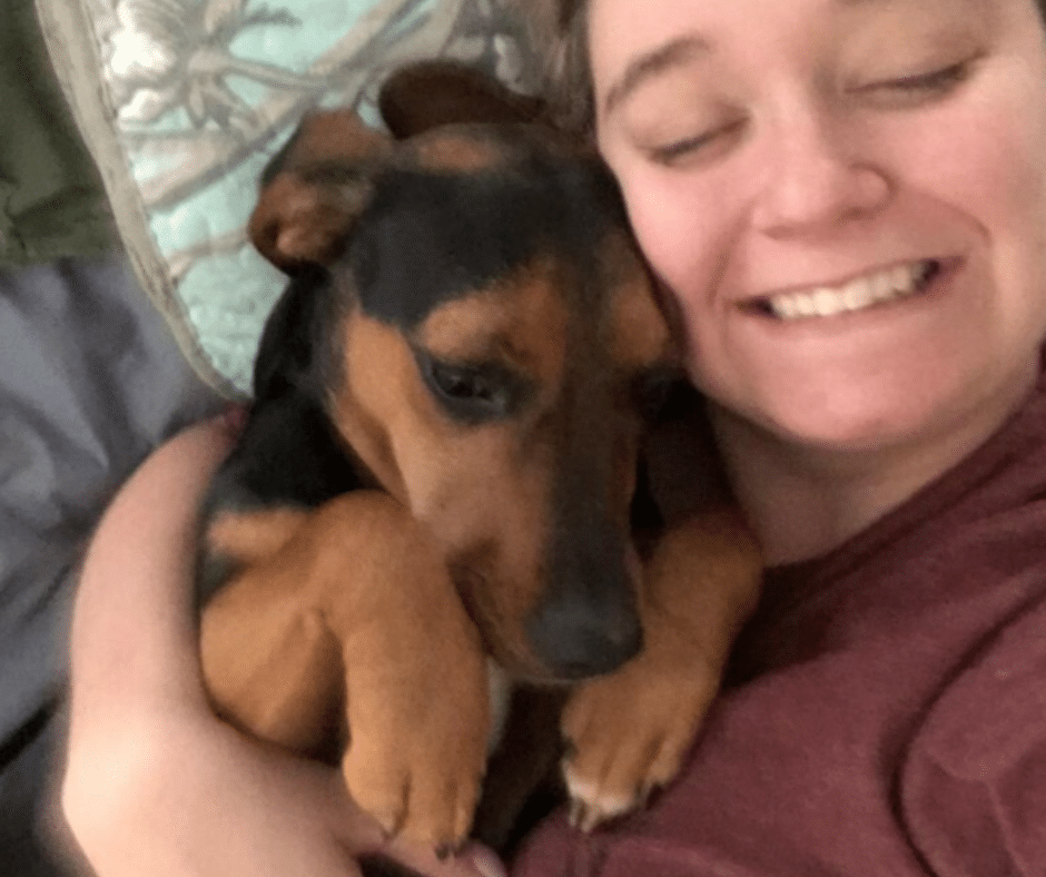 Mail lady reunites with dog she saved