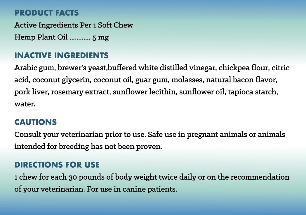 Cannanine™ Bacon Flavored Broad Spectrum Hemp Soft Chews For Mobility — 60 Count - Image 6